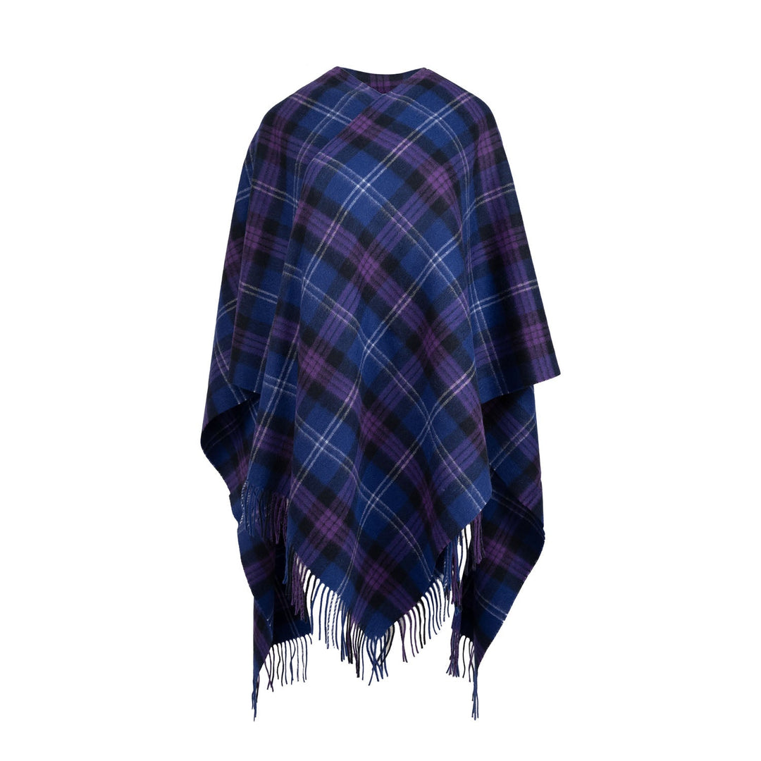 Edinburgh Lambswool Long Tartan Cape Heritage Of Scotland - Dunedin Cashmere