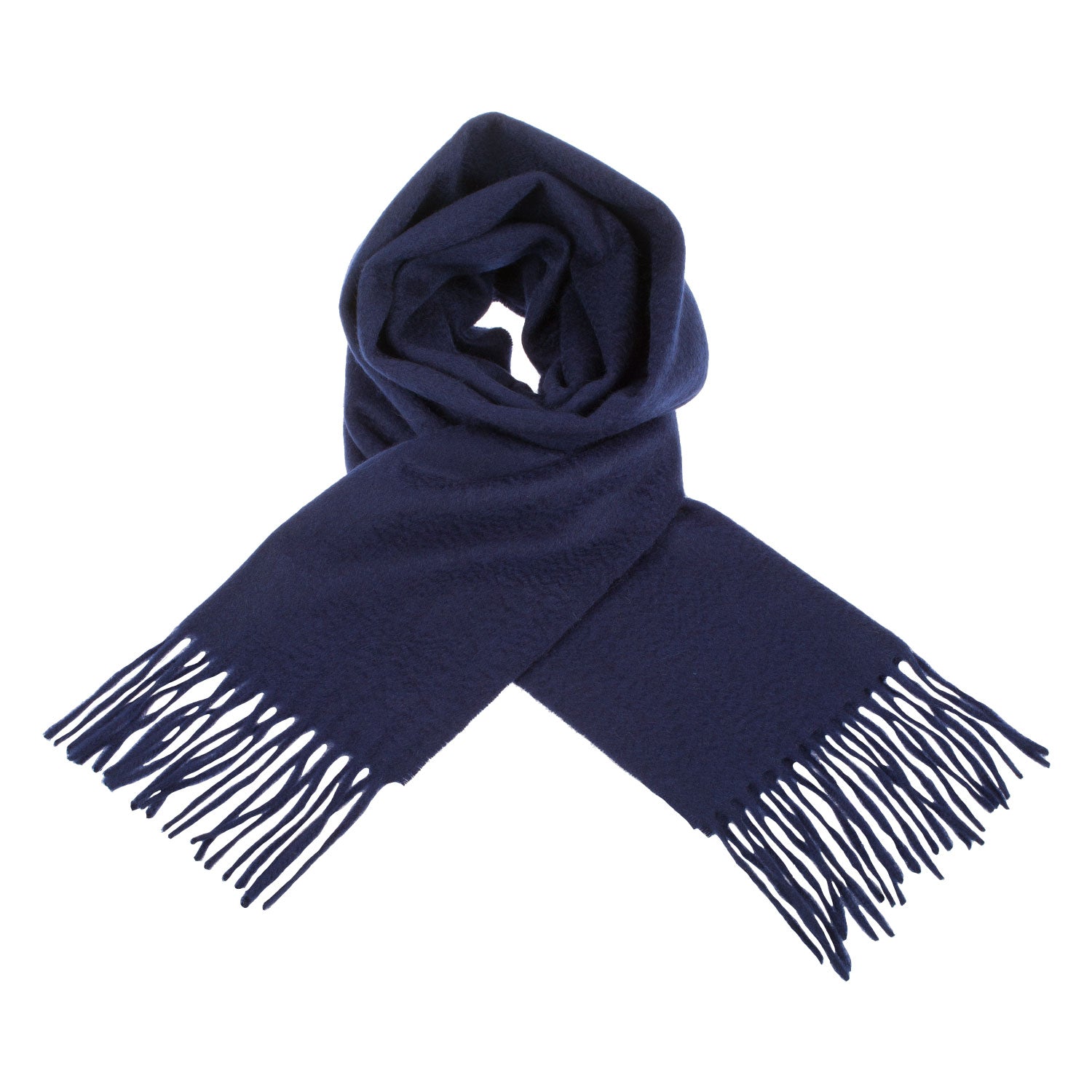 Edinburgh Cashmere Scarf NAVY Dunedin Cashmere - Main Image