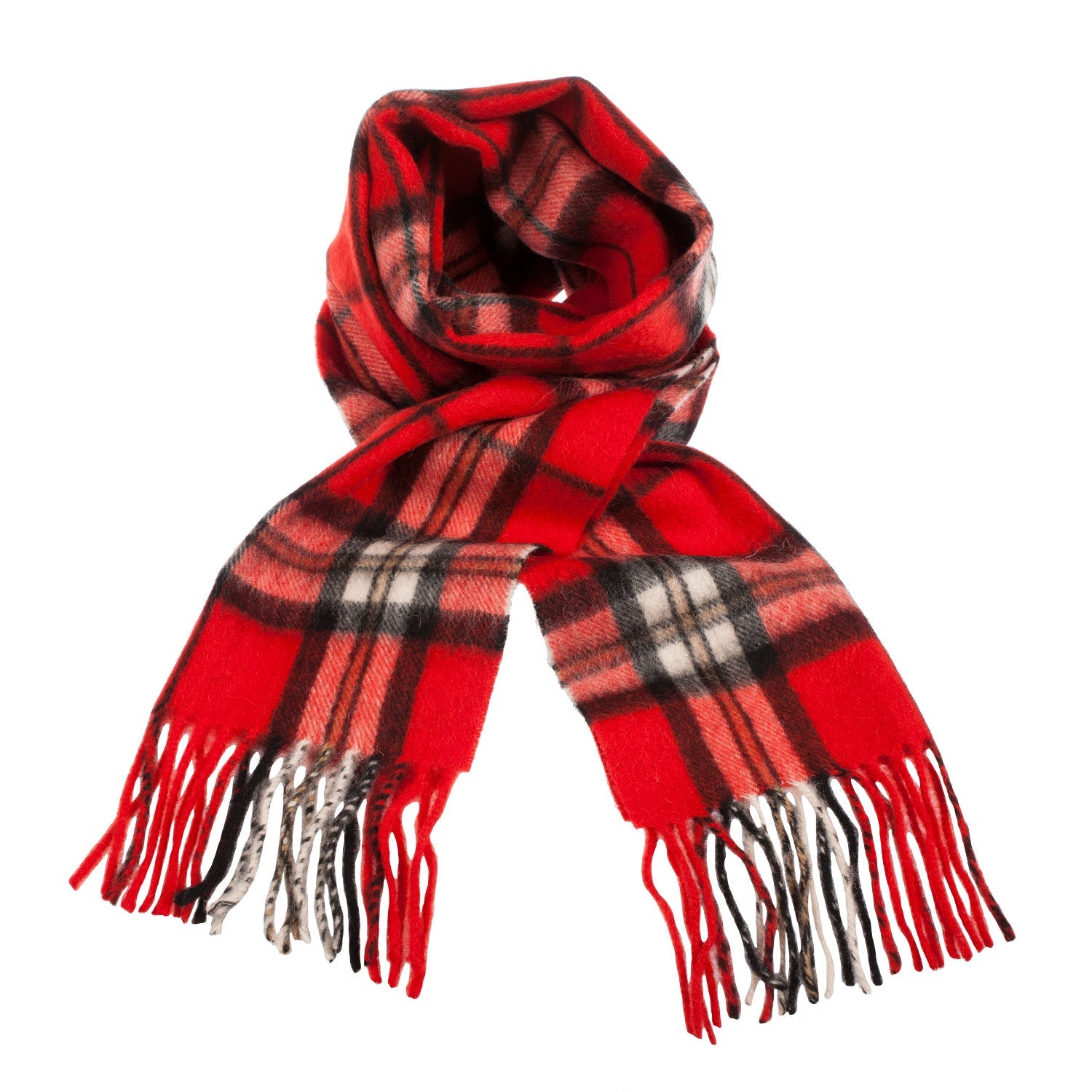 Lambswool Scarf - Red
