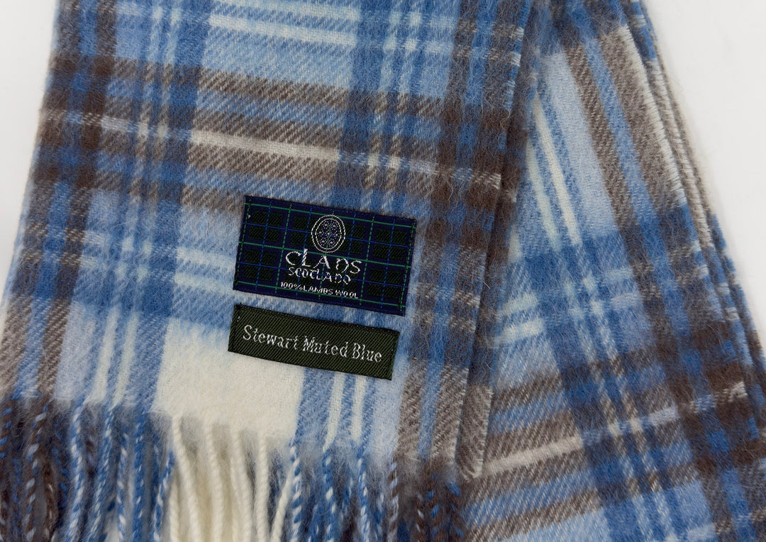The Timeless Elegance of Stewart Muted Blue Tartan