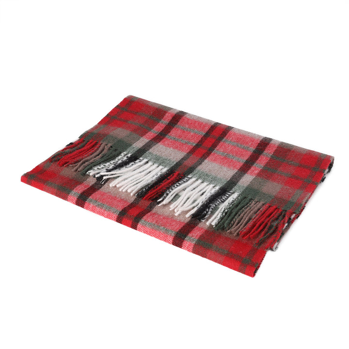 Heritage of Scotland 100% Lambswool Wide Scarf Soft Unisex Winter Wrap - Tartan &amp; Check Designs - MACDUFF DRESS