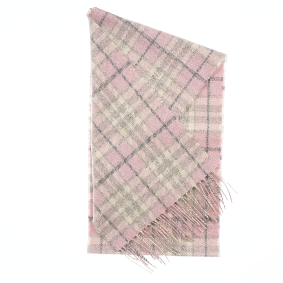 Tartan Weaving Mill 100% Pure Cashmere Scarf – Made in Scotland - THOMSON PINK
