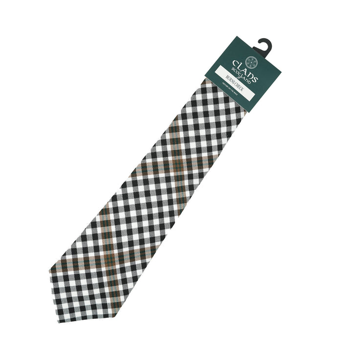 Traditional Scottish Clan Tartan Tie – Traditional Plaid Necktie - BURNS CHECK