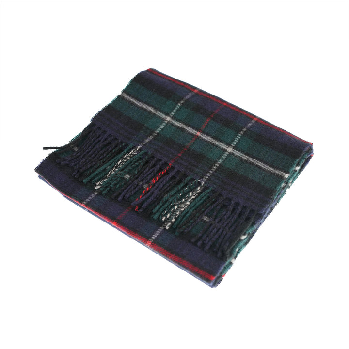 100% Lambswool Scarf – Traditional Tartan &amp; Check Designs - Made in Scotland - Mckenzie