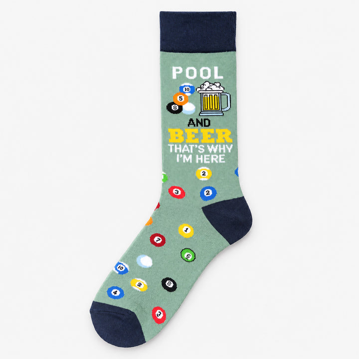 Men’s Luxury Bamboo Socks – Soft, Breathable &amp; Stylish Everyday Comfort - POOL AND BEER GREEN