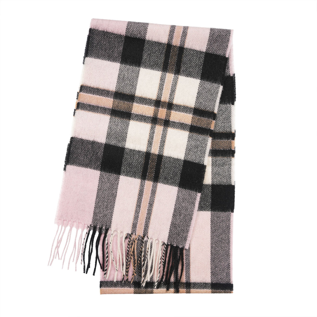 Tartan Weaving Mill 100% Pure Cashmere Scarf – Made in Scotland - AMPLIFIED THOMSON PINK