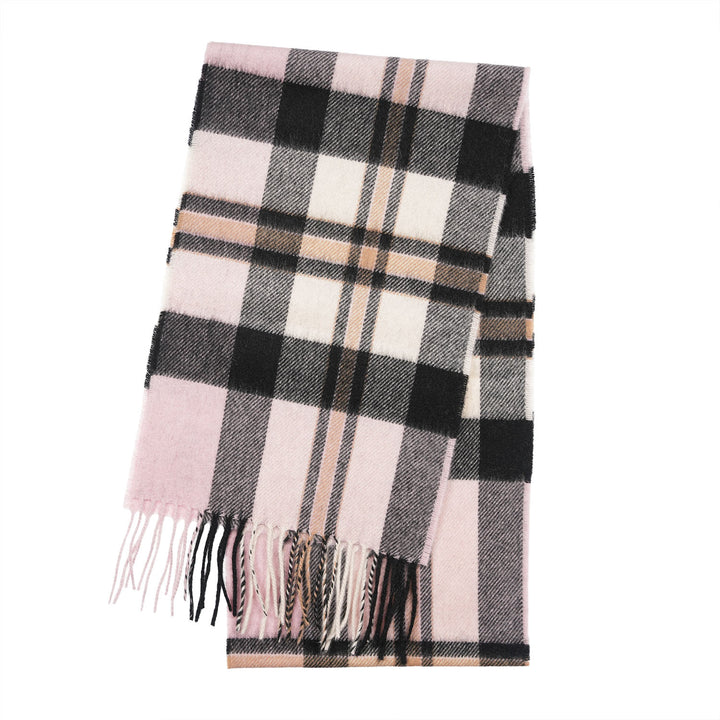 Tartan Weaving Mill 100% Pure Cashmere Scarf – Made in Scotland - AMPLIFIED THOMSON PINK