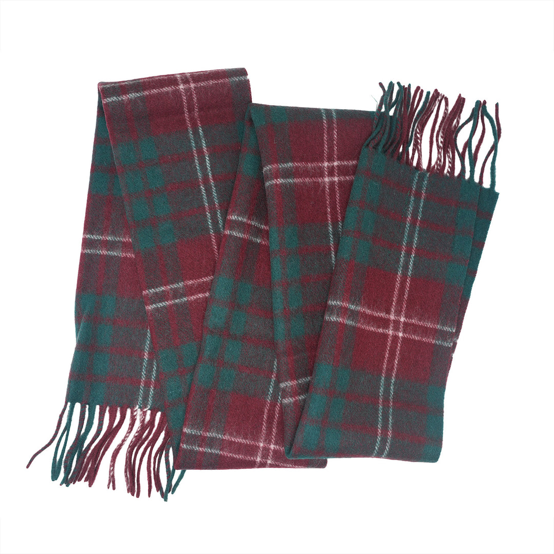 Tartan of Scotland 100% Pure New Wool Clan Scarf - Crawford