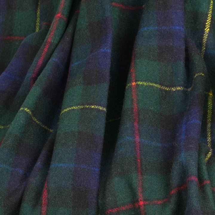 Scottish Tartan Wool-Blend Blanket Throw – Highland Comfort - SMITH