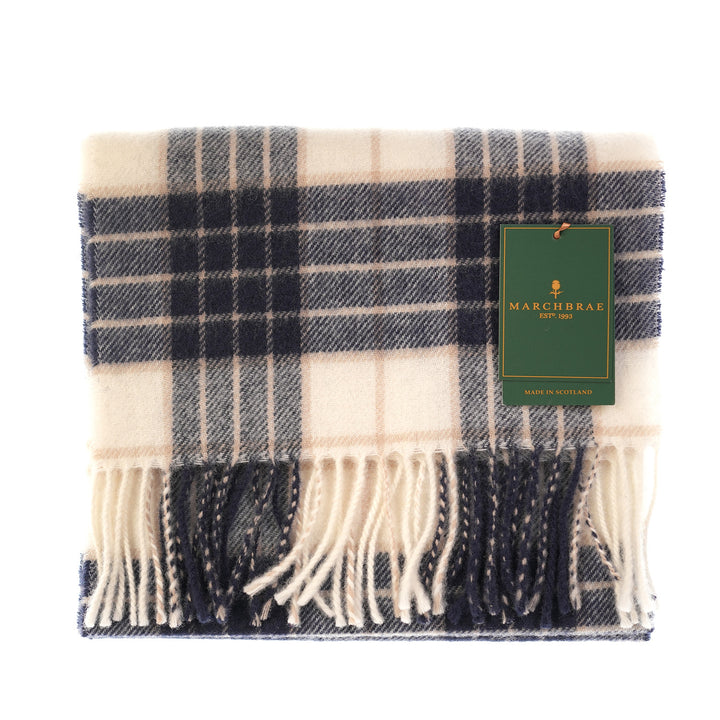 100% Lambswool Scarf – Traditional Tartan &amp; Check Designs - Made in Scotland - Knockmore