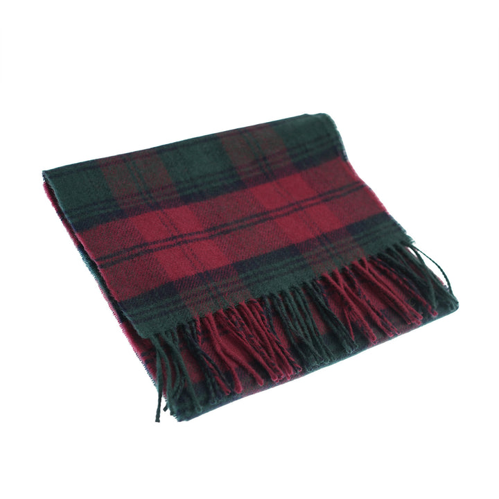 100% Lambswool Scarf – Traditional Tartan &amp; Check Designs - Made in Scotland - Lindsay