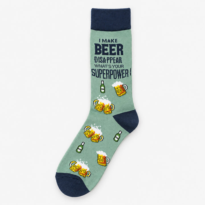 Men’s Luxury Bamboo Socks – Soft, Breathable &amp; Stylish Everyday Comfort - NEW BEER GREEN