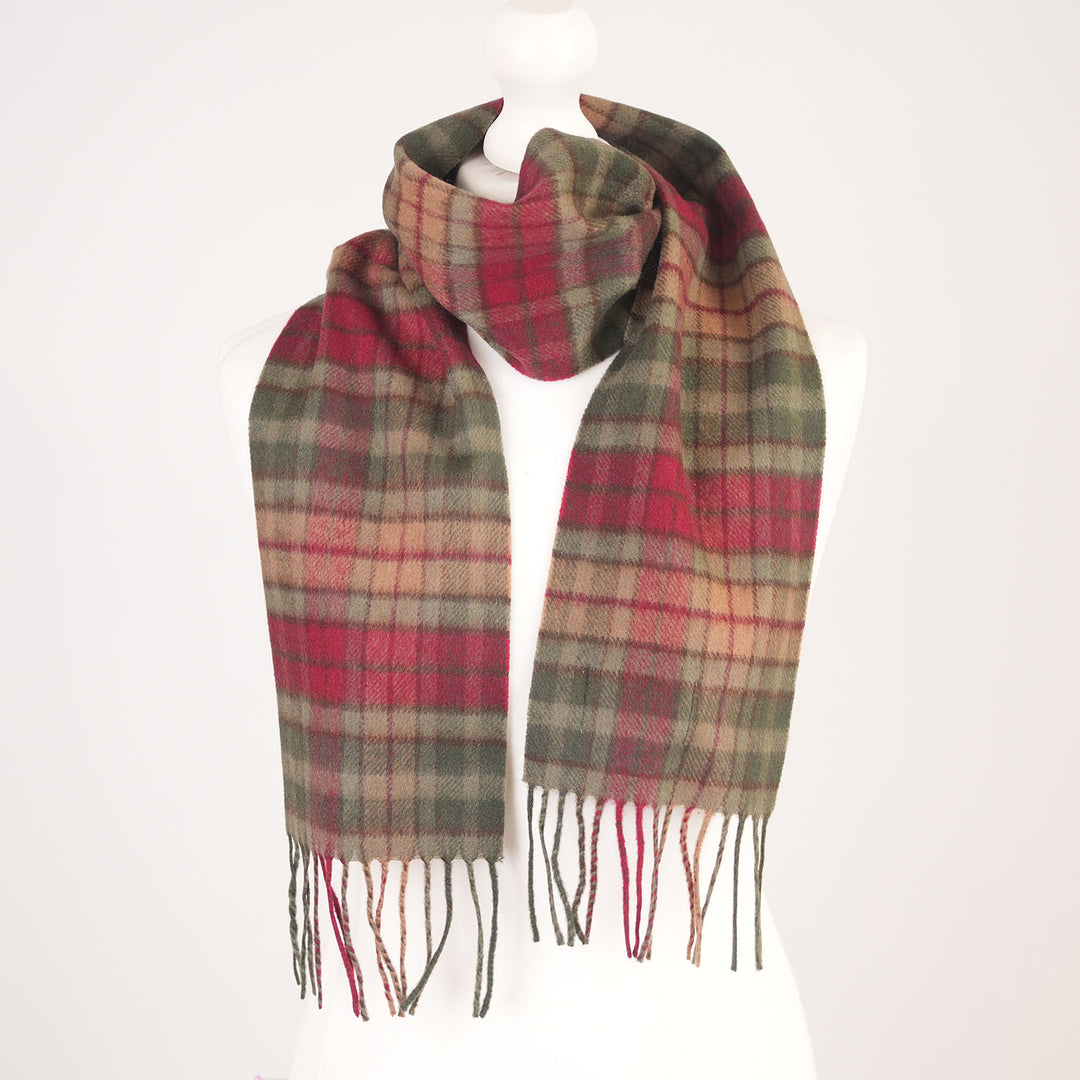 Kids 100% Lambswool Mini Scarf - Soft Luxury Children’s Winter Scarf - Buchanan Autumn