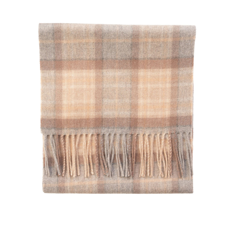 Edinburgh Cashmere Premium Lightweight Scarf - Ultra-Soft Luxury Wrap - Mackellar Natural