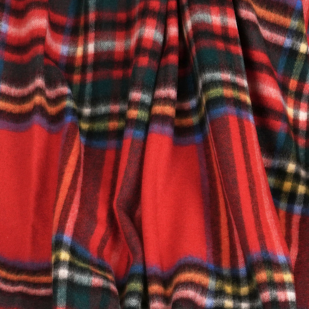 100% Pure Lambswool Blanket Throw – Luxury Soft Warm Wool Blanket - Home Décor - STEWART ROYAL