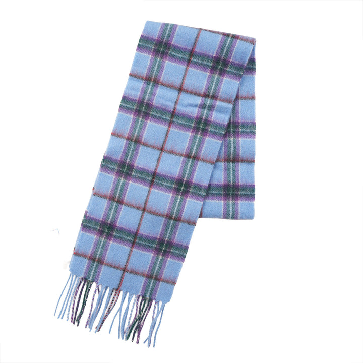 Kids 100% Lambswool Mini Scarf - Soft Luxury Children’s Winter Scarf World Peace Tartan