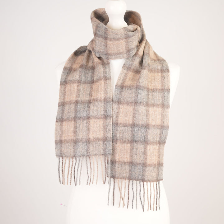 Kids 100% Lambswool Mini Scarf - Soft Luxury Children’s Scarf - Mackellar Natural
