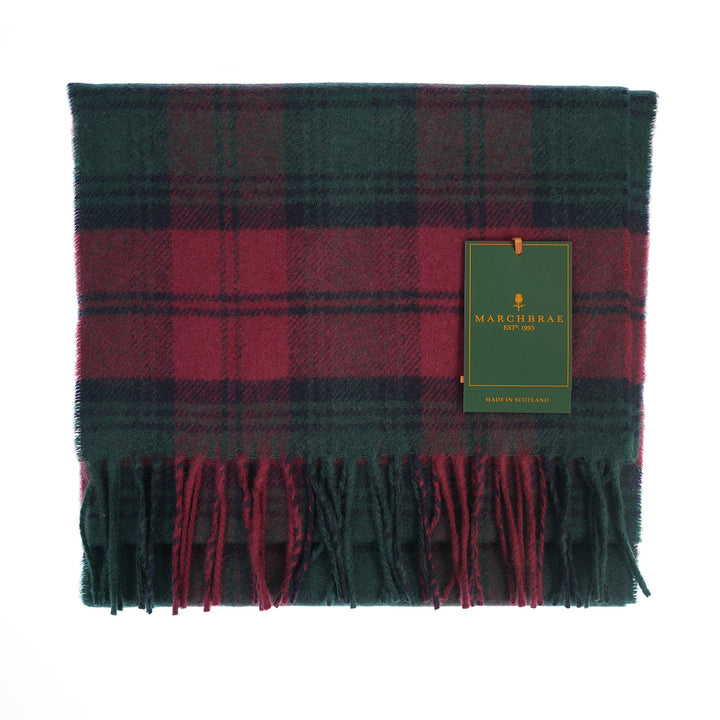 100% Lambswool Scarf – Traditional Tartan &amp; Check Designs - Made in Scotland - Lindsay