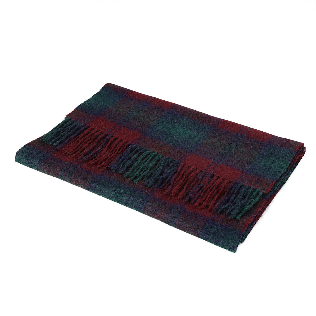 Heritage of Scotland 100% Lambswool Wide Scarf Soft Unisex Winter Wrap - Tartan &amp; Check Designs - LINDSAY