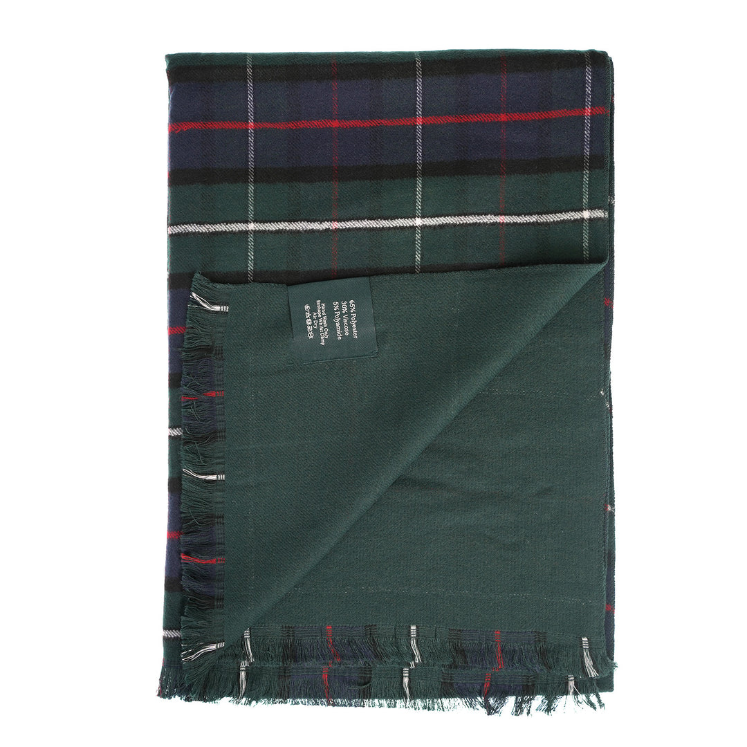 The Highland Wrap: Reversible Ultra-Soft Tartan Stole - Mckenzie