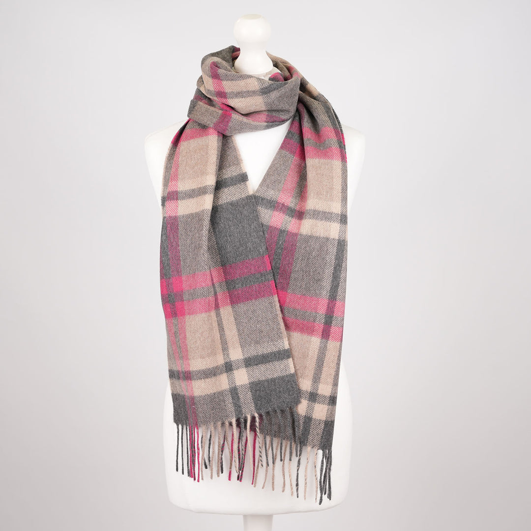 Tartan Weaving Mill 100% Pure Cashmere Scarf – Made in Scotland - AMPLIFIED RUBY