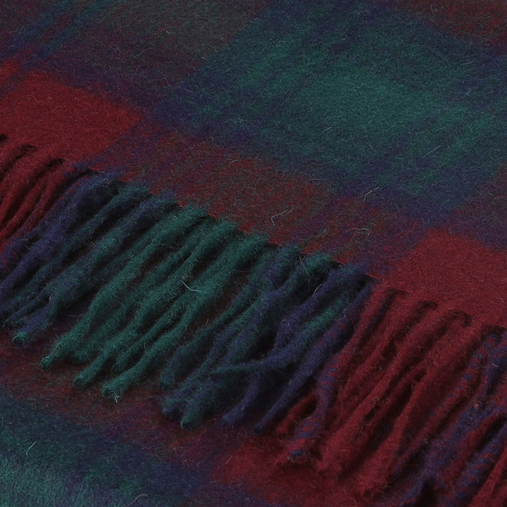 Heritage of Scotland 100% Lambswool Wide Scarf Soft Unisex Winter Wrap - Tartan &amp; Check Designs - LINDSAY
