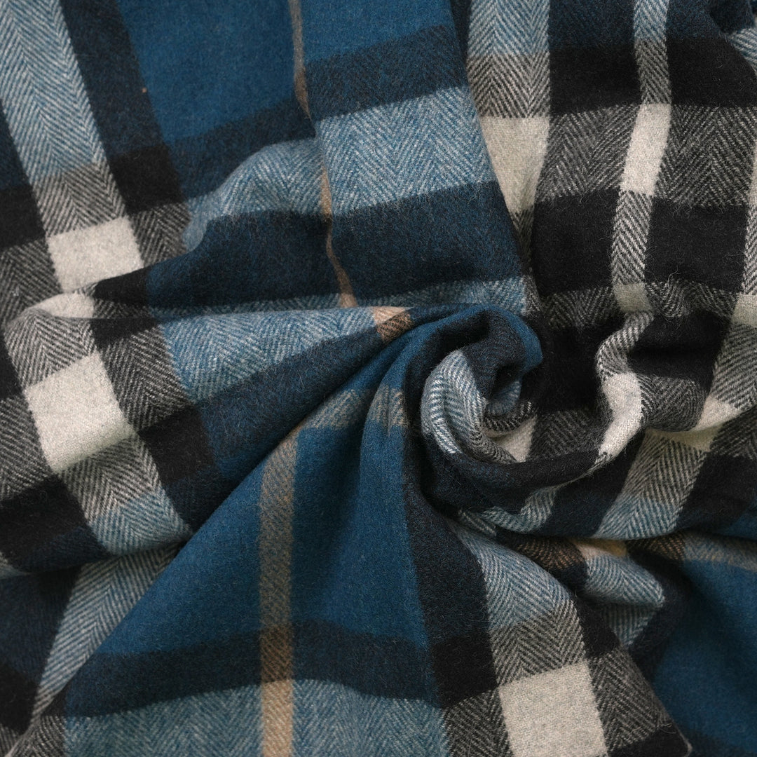 Scottish Tartan Wool-Blend Blanket Throw – Highland Comfort - EXPLODED SCOTTY THOMSON PACIFIC
