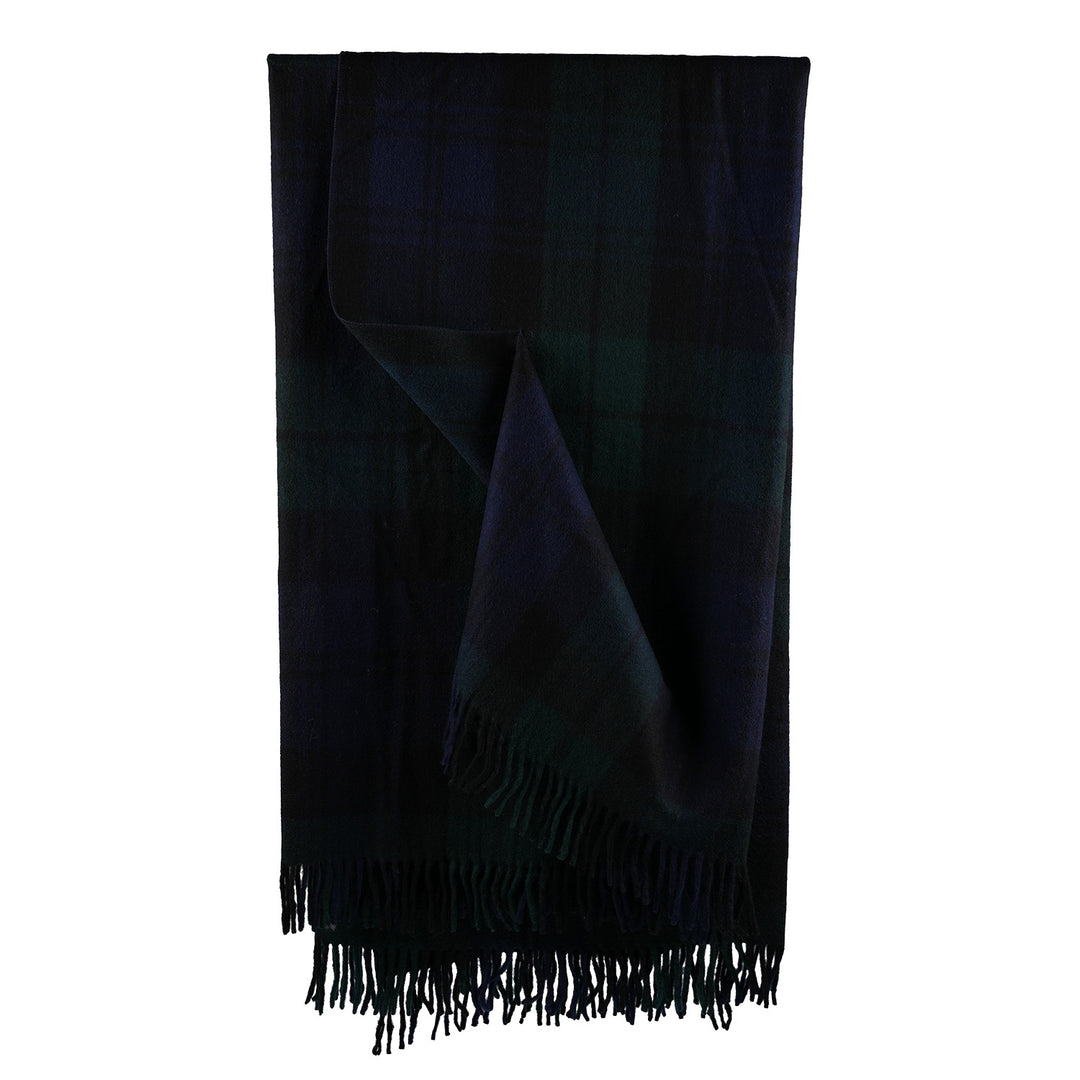 Highland Wool Blend Tartan Blanket Throw – Extra Warm Scottish Wool Blend – CAMPBELL CLAN