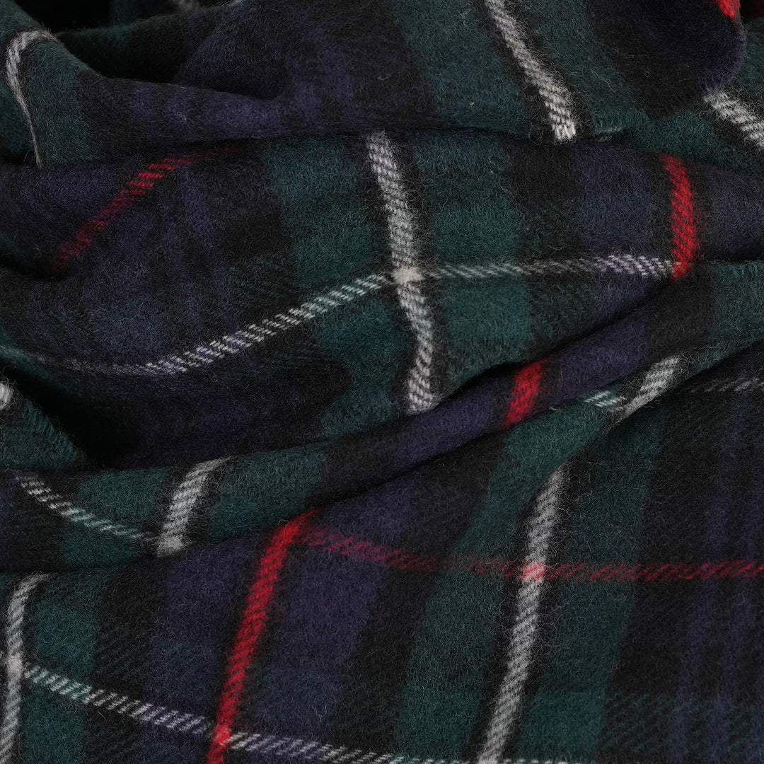 100% Lambswool Scarf – Traditional Tartan &amp; Check Designs - Made in Scotland - Mckenzie