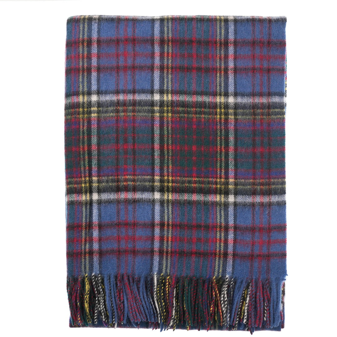 Edinburgh Lambswool Long Tartan Cape – Premium Plaid Wrap - Anderson