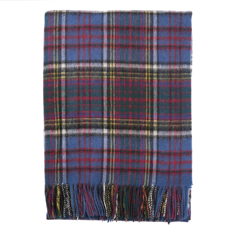 Edinburgh Lambswool Long Tartan Cape – Premium Plaid Wrap - Anderson