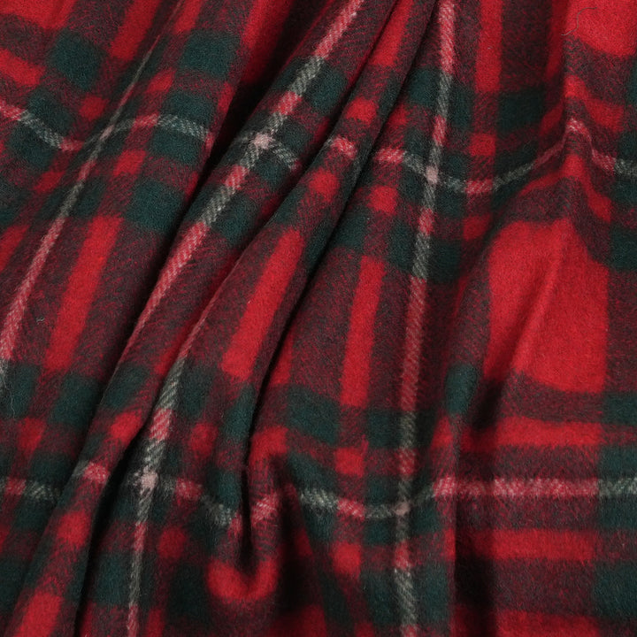 Scottish Tartan Wool-Blend Blanket Throw – Highland Comfort - MACGREGOR