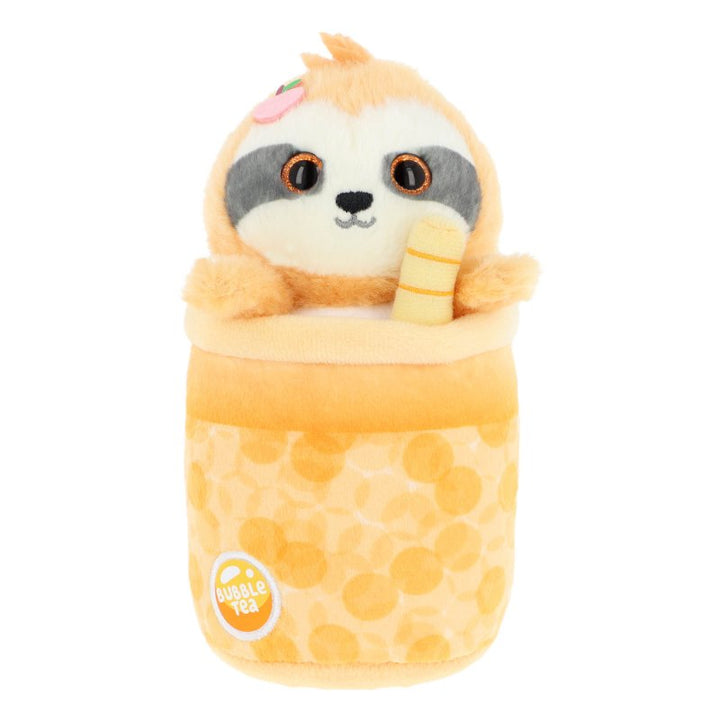 Keel Toys Café Cute Bubble Tea Soft Toys - Sloth