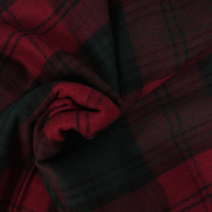 Scottish Tartan Wool-Blend Blanket Throw – Highland Comfort - LINDSAY