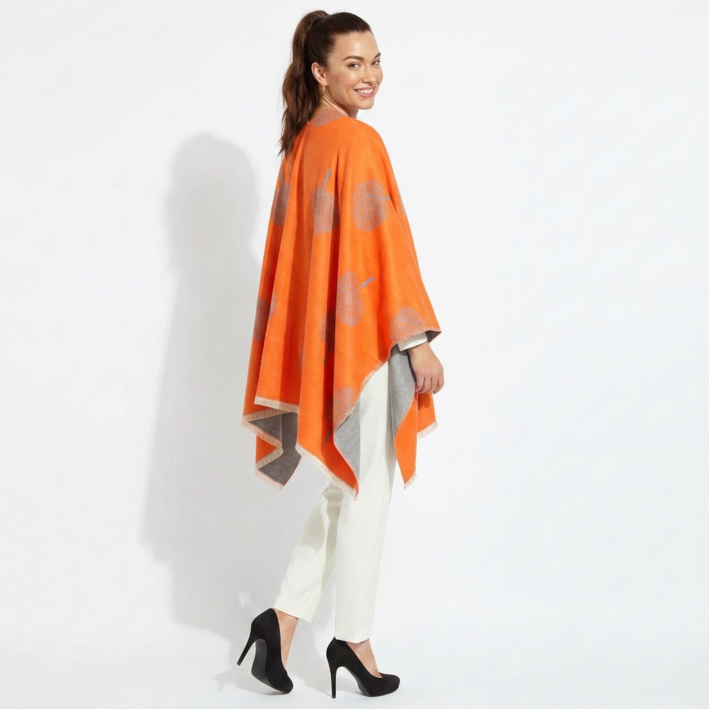Original Tree Super Soft Cape - Orange