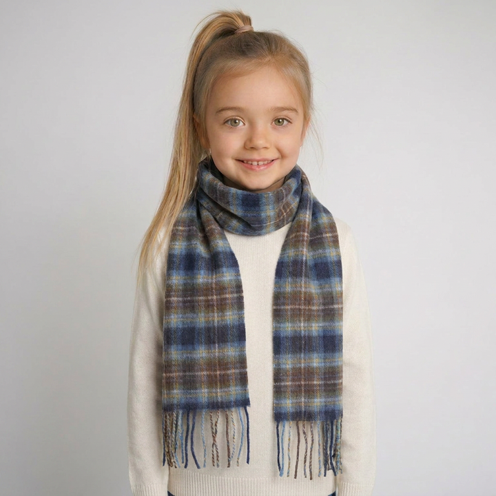 Kids 100% Cashmere Mini Scarf by Edinburgh Cashmere - Holyrood