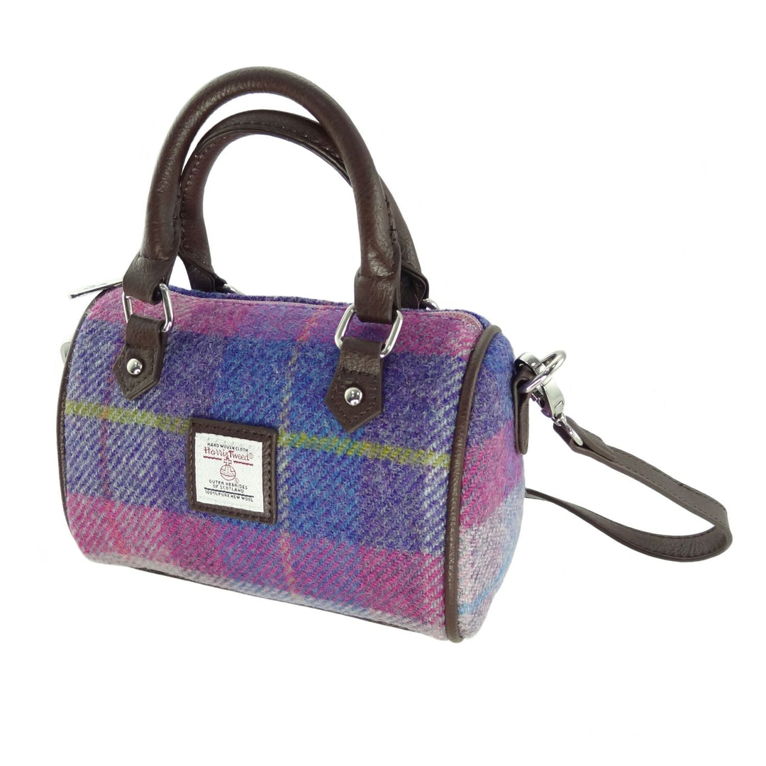 Harris Tweed Kilbride Mini Bowling Bag - Small Shoulder and Handbag