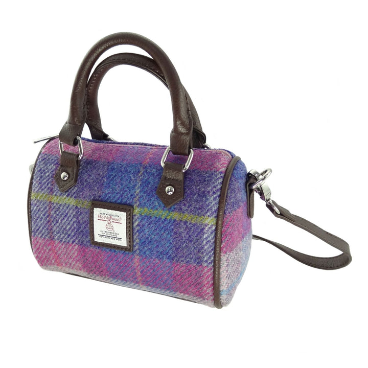 Harris Tweed Kilbride Mini Bowling Bag - Small Shoulder and Handbag