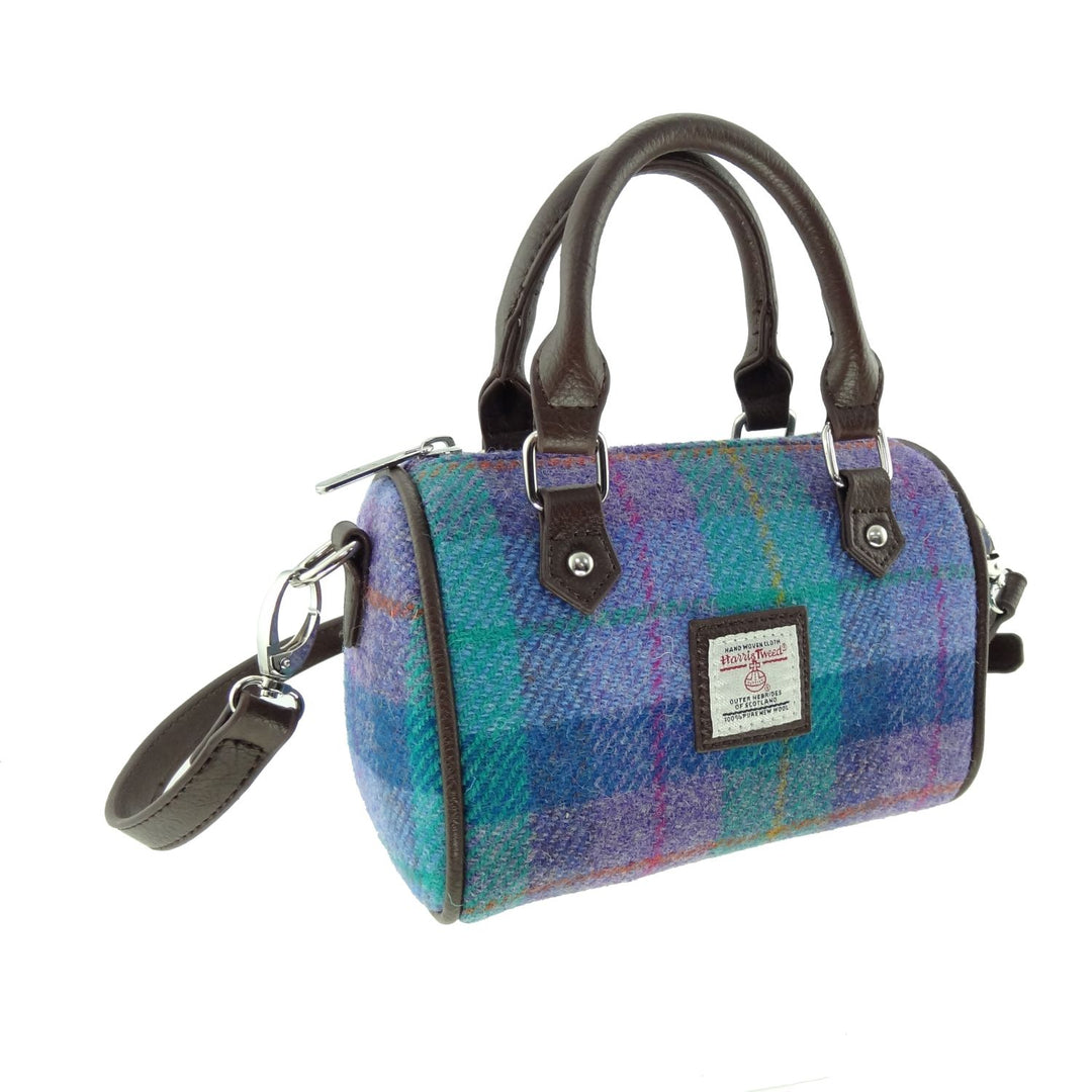 Harris Tweed Kilbride Mini Bowling Bag - Small Shoulder and Handbag