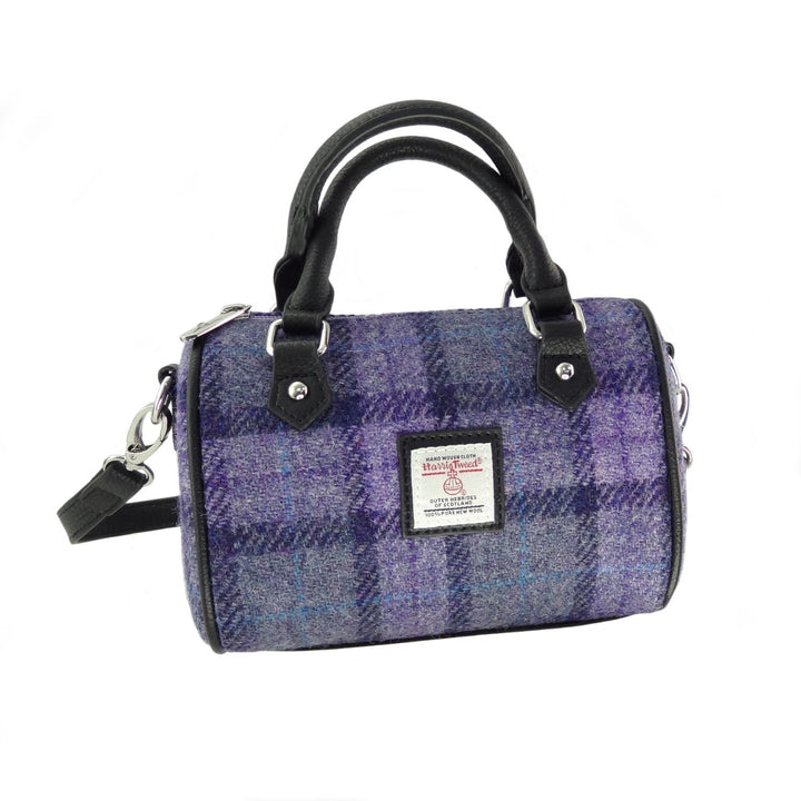 Harris Tweed Kilbride Mini Bowling Bag - Small Shoulder and Handbag