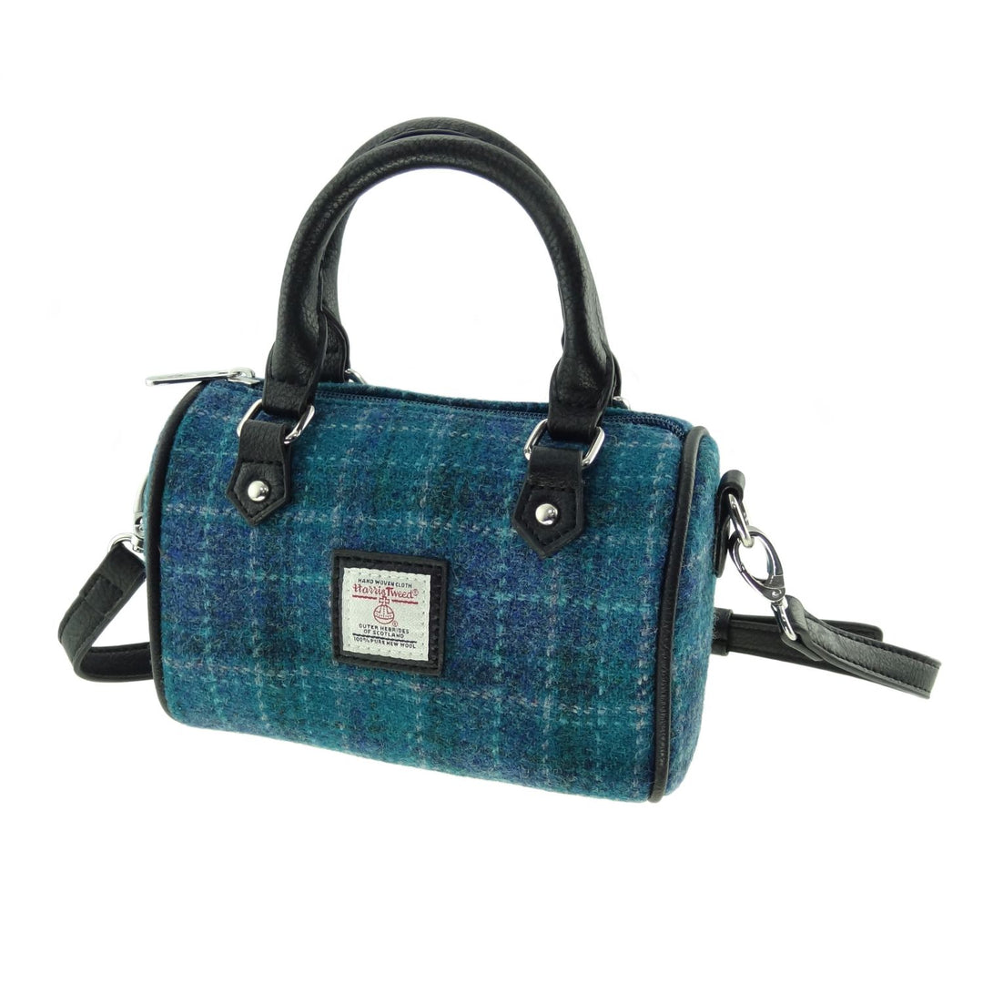 Harris Tweed Kilbride Mini Bowling Bag - Small Shoulder and Handbag