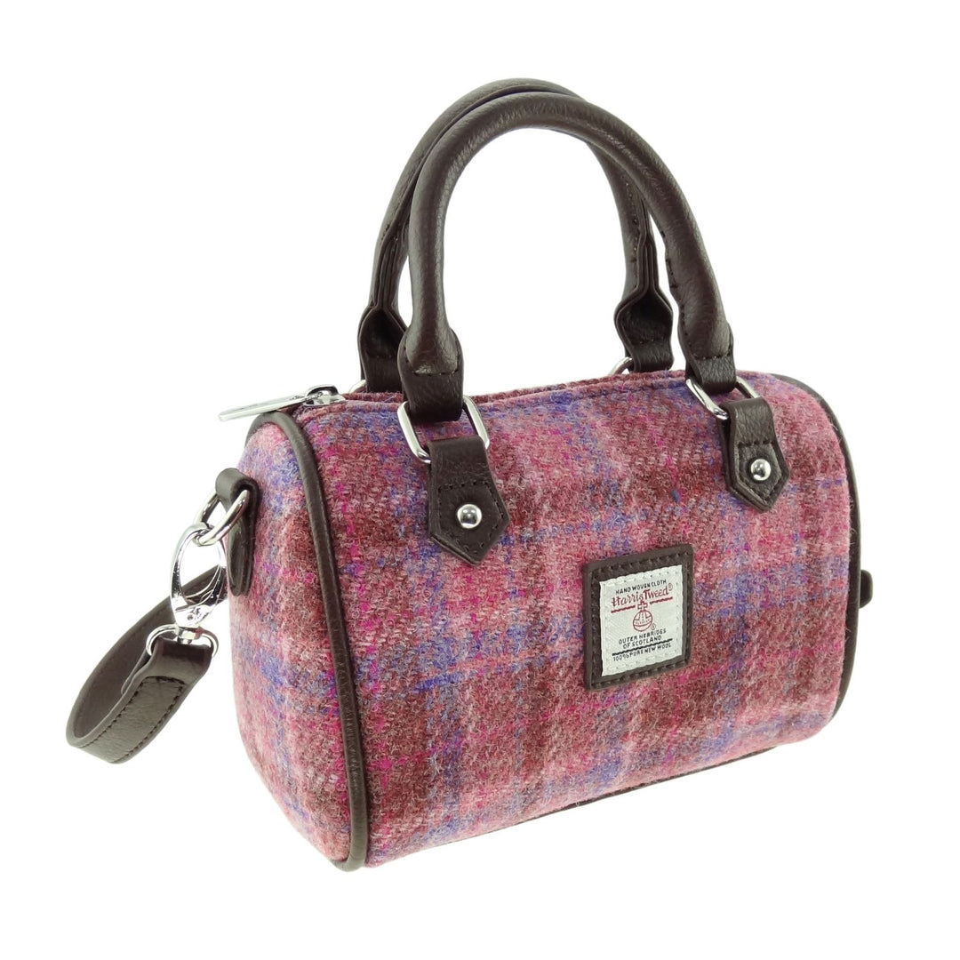 Harris Tweed Kilbride Mini Bowling Bag - Small Shoulder and Handbag