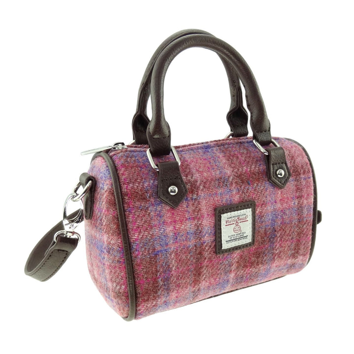 Harris Tweed Kilbride Mini Bowling Bag - Small Shoulder and Handbag