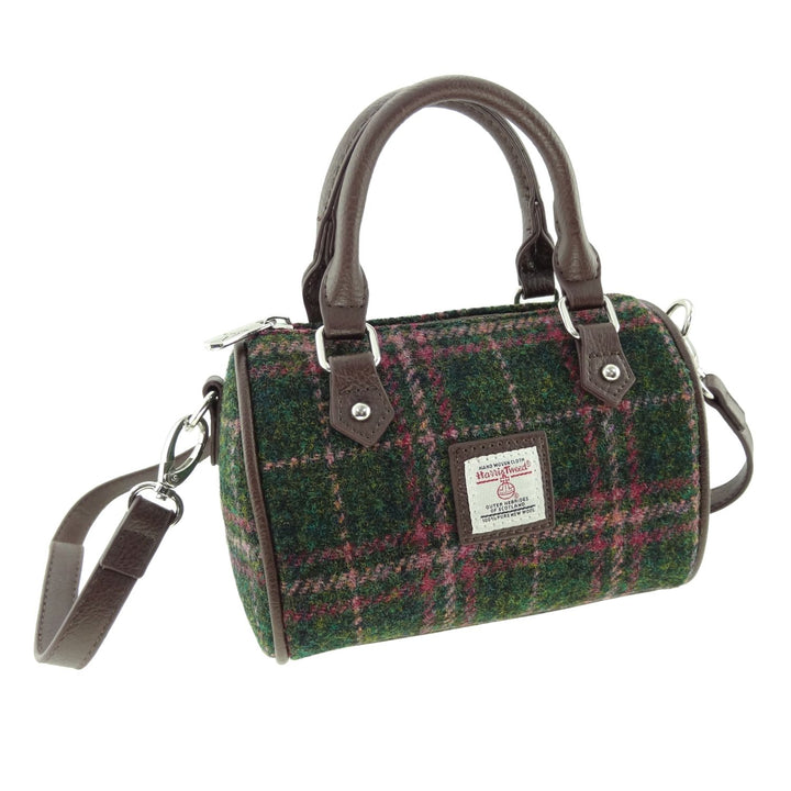Harris Tweed Kilbride Mini Bowling Bag - Small Shoulder and Handbag