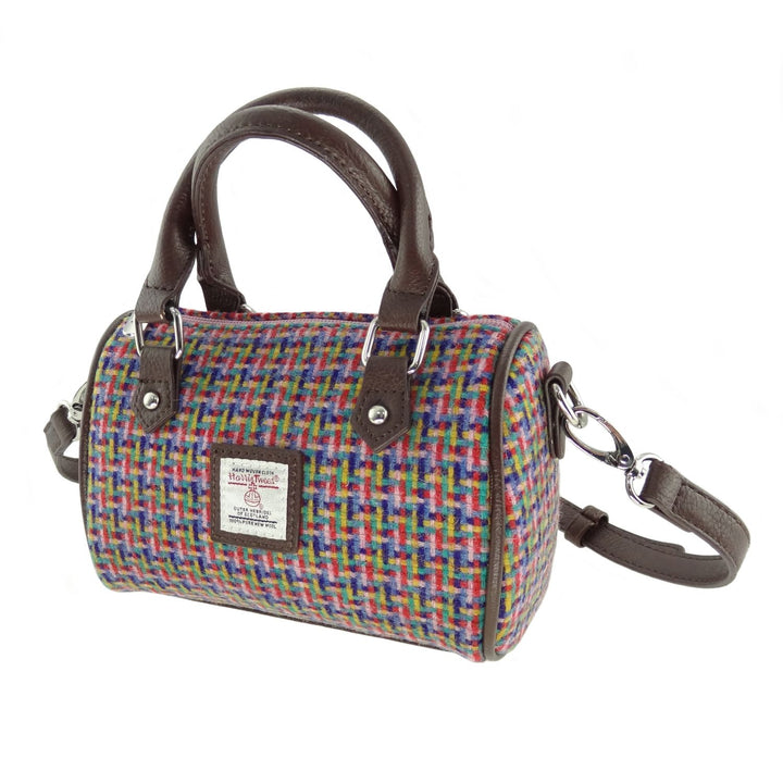 Harris Tweed Kilbride Mini Bowling Bag - Small Shoulder and Handbag