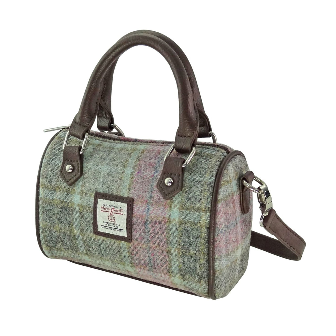 Harris Tweed Kilbride Mini Bowling Bag - Small Shoulder and Handbag