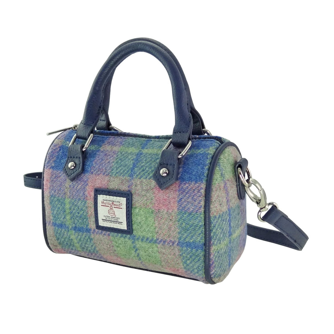 Harris Tweed Kilbride Mini Bowling Bag - Small Shoulder and Handbag