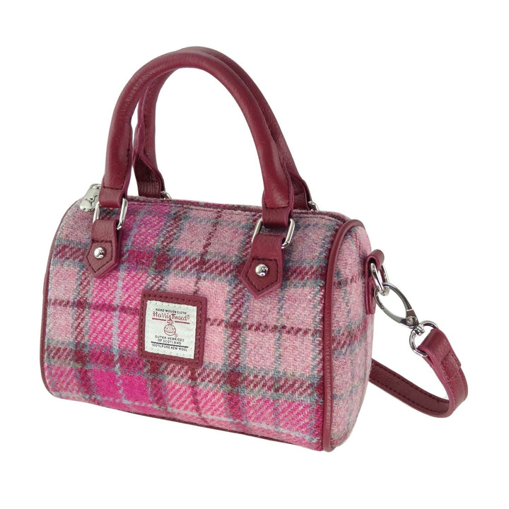 Harris Tweed Kilbride Mini Bowling Bag - Small Shoulder and Handbag