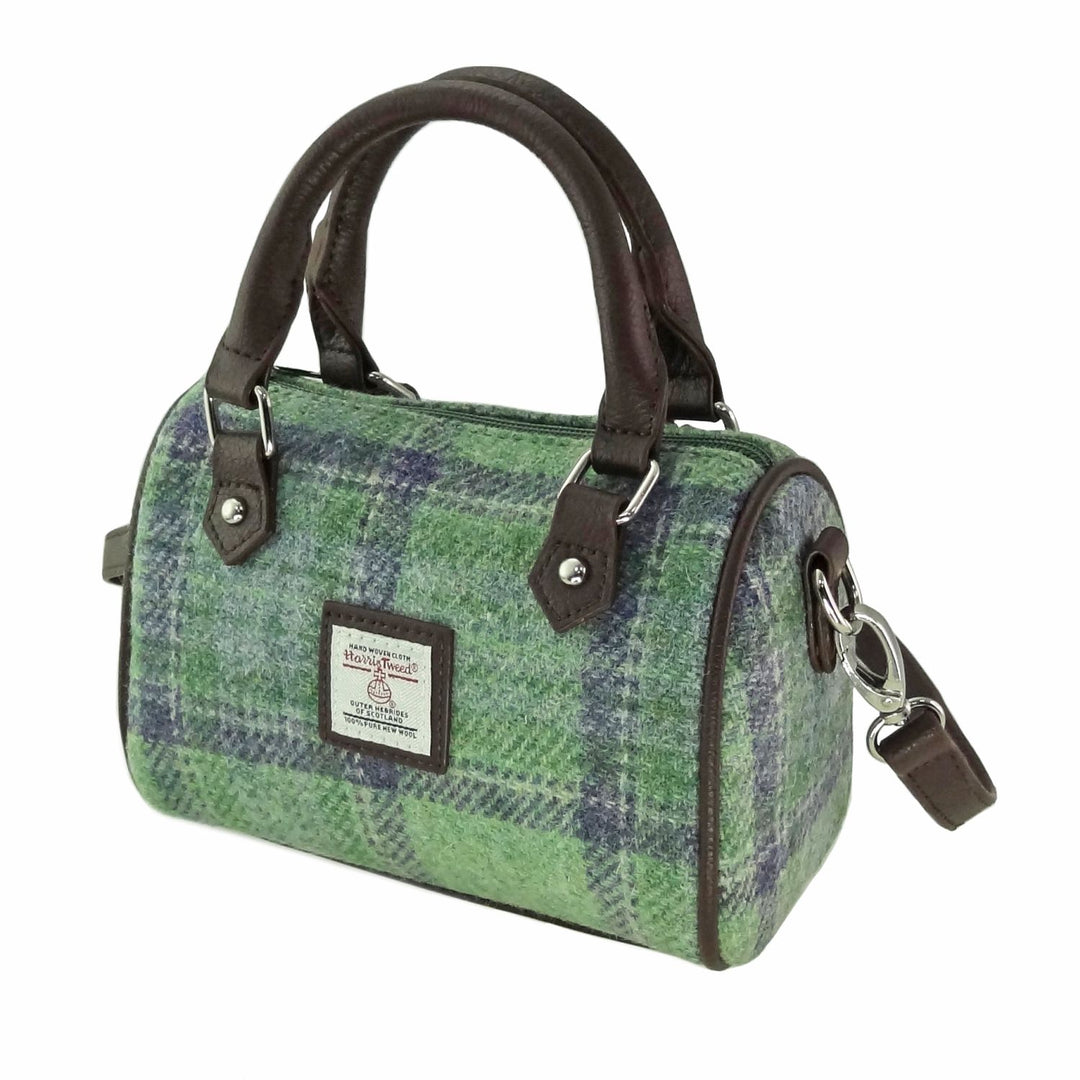 Harris Tweed Kilbride Mini Bowling Bag - Small Shoulder and Handbag