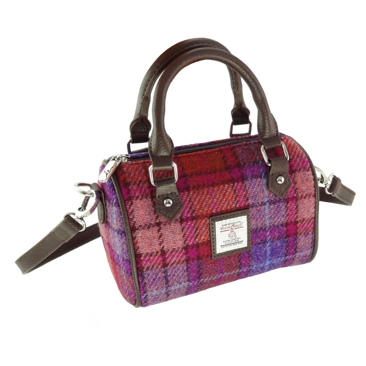 Harris Tweed Kilbride Mini Bowling Bag - Small Shoulder and Handbag